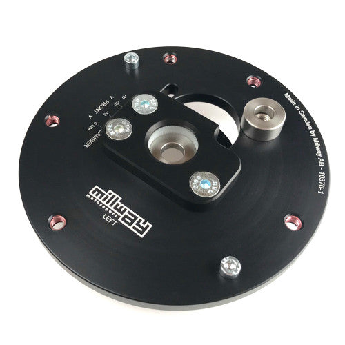 Millway Motorsport Street Adjustable Camber Plates for BMW F2X/F3X 1/2/3/4 Series (F20 F21 F22 F23 F30 F31 F32 F33 F36) Front Strut Top Mounts, Poly Bush, Fast Road/Track, Pair