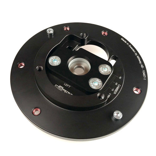 Millway Motorsport Front Camber Plates for BMW M2 F87 2016-2018 (Non-Competition) - Poly-Bushed Adjustable Strut Top Mounts, Negative Camber Kit & Alignment Plates for Street/Track - Geometry Correction