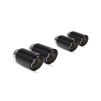 SCORPION EXHAUSTS - REPLACEMENT CARBON ASCARI TIPS FOR SCORPION EXHAUST - QUAD (X4) 90MM