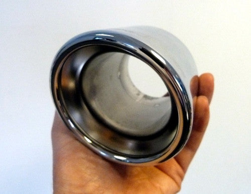 AC Schnitzer 90mm Chrome Exhaust Tip Tailpipe Trim for BMW 3 Series GT F34 (Gran Turismo) 3GT 318d 320d 320i – Polished Tail Pipe Finisher / End Piece Upgrade