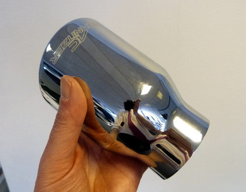 AC Schnitzer 90mm Chrome Exhaust Tip Tailpipe Trim for BMW 3 Series GT F34 (Gran Turismo) 3GT 318d 320d 320i – Polished Tail Pipe Finisher / End Piece Upgrade