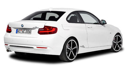 Genuine AC Schnitzer 90mm Chrome Sport Exhaust Tip / Tailpipe Finisher (Each) for BMW 2 Series F22 F23 (2014-2021) Coupe/Convertible – Fits 218d 220d M235i – Polished Tail Pipe Trim Upgrade