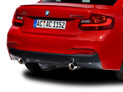 Genuine AC Schnitzer 90mm Chrome Sport Exhaust Tip / Tailpipe Finisher (Each) for BMW 2 Series F22 F23 (2014-2021) Coupe/Convertible – Fits 218d 220d M235i – Polished Tail Pipe Trim Upgrade