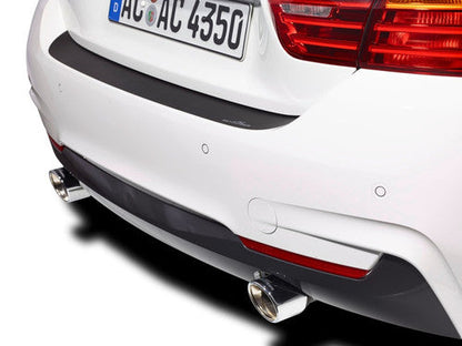 AC Schnitzer 90mm Chrome Exhaust Tips Tailpipes for BMW 4 Series Gran Coupe F36 - End Pipes/Finishers - Fits 416i 420i 416d 420d (single) & 435i (pair/2-pack) - OEM Look Tailpipe Trims Upgrade
