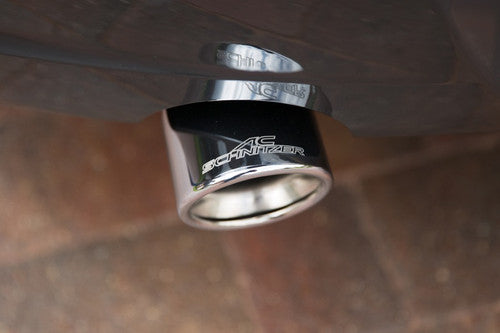 AC Schnitzer 90mm Chrome Exhaust Tips Tailpipes for BMW 4 Series Gran Coupe F36 - End Pipes/Finishers - Fits 416i 420i 416d 420d (single) & 435i (pair/2-pack) - OEM Look Tailpipe Trims Upgrade