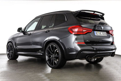 AC Schnitzer 90mm Black Ceramic-Coated Exhaust Tips for BMW X3 G01 (2017-2024) - Tailpipe Trims/Finishers/Tips Upgrade, Pair Set, OEM+ Rear Styling, Fits All X3 G01 Models, Exhaust Outlet Covers