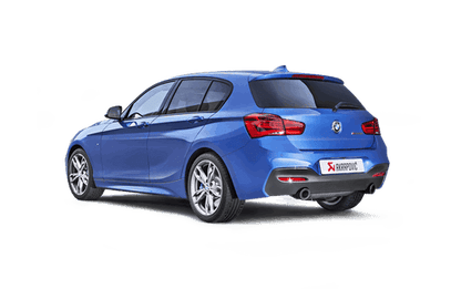 AkrapoviÄ Evolution Line SS Exhaust + Evolution Link Pipe Set for BMW M140i (F20/F21) 2016-2017, Carbon Fibre Tips, Valved, EC Approved, xDrive Compatible