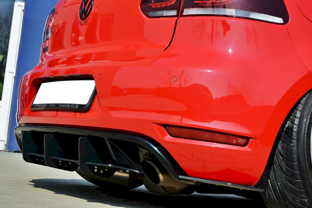 Maxton Design - REAR DIFFUSER & REAR SIDE SPLITTERS VW GOLF MK6 GTI / 35TH