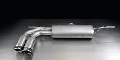 Remus Axle-Back Sports Exhaust Rear Silencer/Muffler Back Box (Left Exit) with Twin 84mm Carbon Fibre Race Tips for SEAT Leon FR Mk3 5F 1.4 TSI CHPA 90kW 2013-2016 – Stainless Steel – ECE Homologated – No GPF/OPF