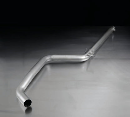 Remus Sports Cat-Back/Catback Exhaust for Audi A3 1.4 TFSI Turbo (8V/8VA) Sportback 5-Door 2013-2020 - Non-Resonated Resonator Delete Straight-Through Rear Silencer/Back Box, Stainless Steel, ECE Approved UK/EU Road Legal, Twin 84mm Tips