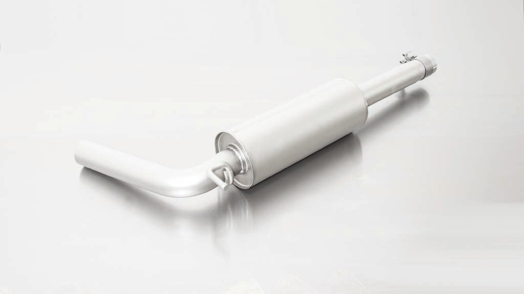 Remus Resonated Valved Cat-Back Exhaust with Remus Sound Controller Module for Volkswagen Polo GTI 1.8 TSI (DAJ) 6R 2014+, Twin Exit, 84mm Tips, Stainless, EEC Approved, Non-GPF