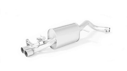 Remus Non-Resonated Valved Cat-Back Exhaust with Integrated Valves & Remus Sound Controller for Volkswagen Polo GTI 1.8 TSI 6R (2014+, No GPF/OPF)  100% Stainless, EEC Approved, 2x84mm Tips