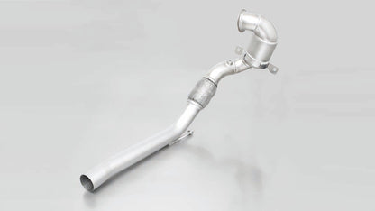 Remus Turboback Exhaust, 200cpsi Sports Cat, Non-Resonated Straight-Through – SEAT Leon Cupra MK3 5F 2.0 TSI 290/300 (2017+, CJXC, pre-OPF/No GPF) – Quad 76mm Tips L/R Exit – 70mm Stainless Performance System – ECE Approved | Downpipe to quad tips