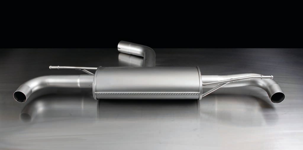 Remus Non-Resonated Cat-Back Exhaust System for Volkswagen Golf GTI Edition 35 Mk6 2.0 TSI (2011-2012) - Dual 98mm Tips (Carbon or Black Chrome), Stainless Steel, EEC Homologated, No GPF