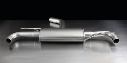 Remus Non-Resonated Cat-Back Exhaust System for Volkswagen Golf GTI Edition 35 Mk6 2.0 TSI (2011-2012) - Dual 98mm Tips (Carbon or Black Chrome), Stainless Steel, EEC Homologated, No GPF