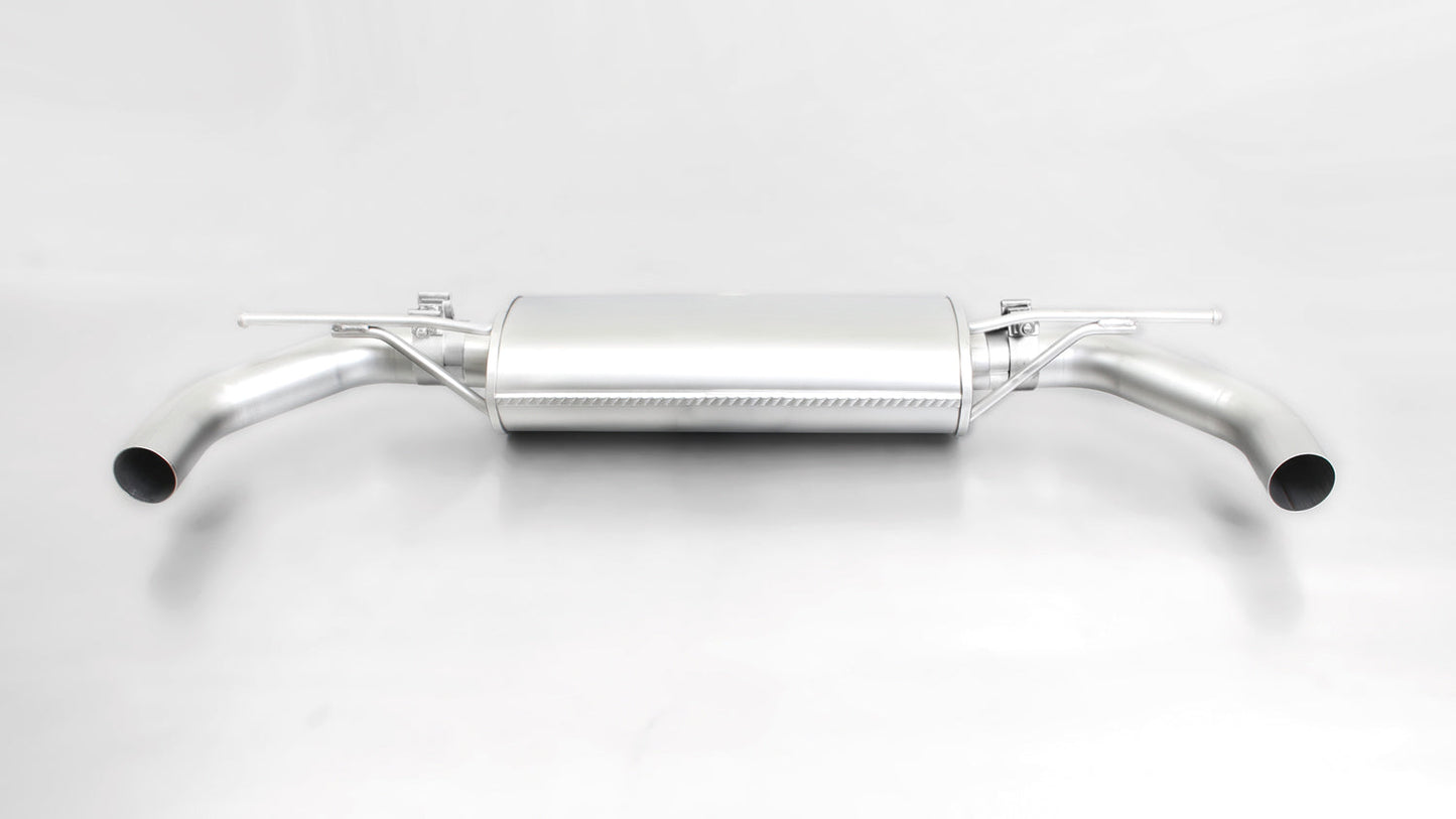 Remus Non-Resonated Catback Exhaust for SEAT Leon Cupra Mk3 5F 2.0 TSI/TFSI (2014-2020) | 70mm Stainless Performance/Sport System | Twin 142x72mm Angled Chrome Oval Tips | ECE/E-Mark/EEC Approved | No GPF/OPF | CJXE | Handmade in Austria