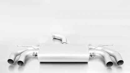 Remus Non-Resonated Cat-Back Exhaust System, Dual 102mm Stainless Steel Tailpipes for VW Golf GTI Mk7 2.0 TSI 2017+ | EEC Approved | No GPF