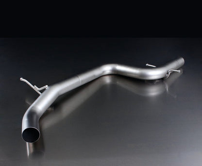Remus Non-Resonated Cat-Back Exhaust System for Volkswagen Golf GTI Mk5 2.0 TSI 2004-2009 - Stainless Steel, Left Twin Exit, 2x 84mm Straight Carbon Tips, EEC Approved