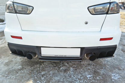 Maxton Design - REAR SIDE SPLITTERS MITSUBISHI LANCER EVO X (2007-2015)