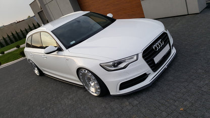 Maxton Design - FRONT SPLITTER V.2 AUDI S6 / A6 C7 S-LINE (2011-2014)