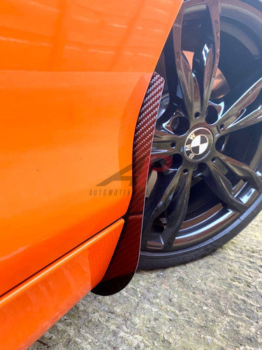 AP Design Gloss Carbon Fibre Wheel Arch Protectors & Guards for BMW 2 Series F22 F23 (2014-2021) – Fender Arch Covers, Stone Chip & Splash Protection – Coupe & Convertible