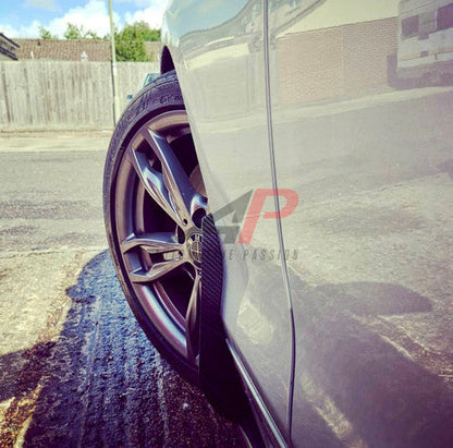 AP Design Carbon Fibre Rear Arch Guards/Protectors (Pair) for BMW 1 Series F20 M135i/M140i – Gloss Carbon Wheel Arch Spats, Covers & Extensions, Rear Quarter Stone Chip Protection, Side Skirt Compatible