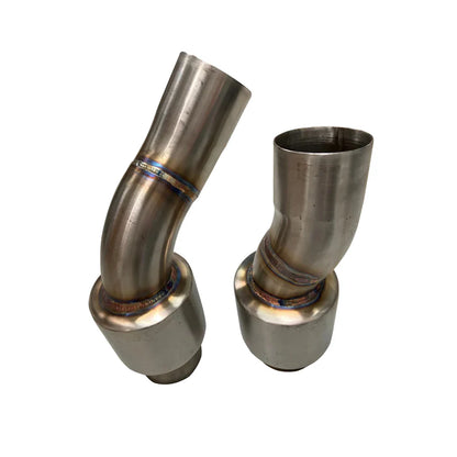 Active Autowerke EL Mid Pipe for BMW M2 Competition (F87 LCI, S55) 2018+ – Equal Length X-Pipe Centre/Center Section, Direct-Fit – Resonated or Non-Resonated – Rasp Delete, Drone Reduction – M2C Exhaust Upgrade | Midpipe/Middle Section