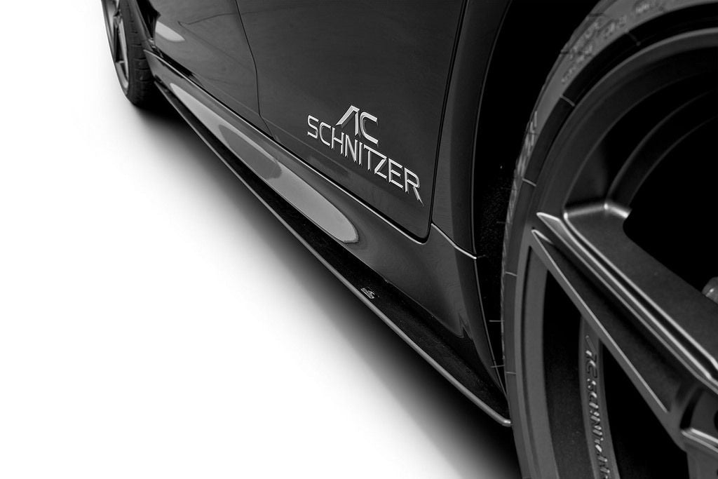 Genuine AC Schnitzer Side Skirts / Sill Extensions for BMW 5 Series G30 G31 & F90 M5 (M Sport) – Matt Black Paintable PU-RIM Pair – Side Blades / Side Splitters Rocker Panel Trims – Saloon & Touring – Fits 518d 520d 530e 530i 540i M550i – P/N 5171330310