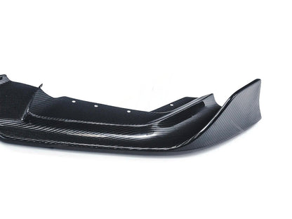 Agency Power BMW M2 F87 2016-2018 Gloss Carbon Fibre/Carbon Fiber Front Lip Splitter | Chin Spoiler / Front Bumper Lip / Air Dam / Valance Extension | OEM-Style Fit | AP-F87M2-600