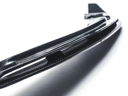 Agency Power BMW M2 F87 2016-2018 Gloss Carbon Fibre/Carbon Fiber Front Lip Splitter | Chin Spoiler / Front Bumper Lip / Air Dam / Valance Extension | OEM-Style Fit | AP-F87M2-600