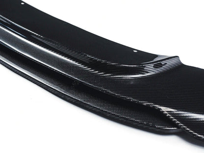 Agency Power BMW M2 F87 2016-2018 Gloss Carbon Fibre/Carbon Fiber Front Lip Splitter | Chin Spoiler / Front Bumper Lip / Air Dam / Valance Extension | OEM-Style Fit | AP-F87M2-600