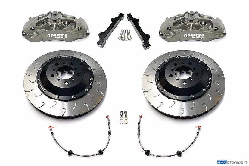 AP Motorsport AP Racing Pro 5000 R CP9660 Front Big Brake Kit for BMW 1/2/3/4 Series (E81 E82 E87 E88 E90 E91 E92 E93 F20 F21 F22 F23 F30 F31 F32 F33 F34 F36) â€“ 355/362/378mm Discs â€“ Fits 18" Wheels