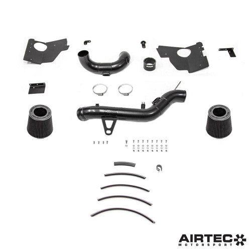 AIRTEC Motorsport S55 Twin Induction / Cold Air Intake Kit for BMW M2 Competition (F87 M2C), M3 (F80) & M4 (F82/F83) F8X - Performance Intake System, Heat-Shielded Twin Cone Filters, Alloy Pipework - ATIKBMW3