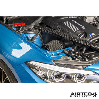 AIRTEC Motorsport S55 Twin Induction / Cold Air Intake Kit for BMW M2 Competition (F87 M2C), M3 (F80) & M4 (F82/F83) F8X - Performance Intake System, Heat-Shielded Twin Cone Filters, Alloy Pipework - ATIKBMW3