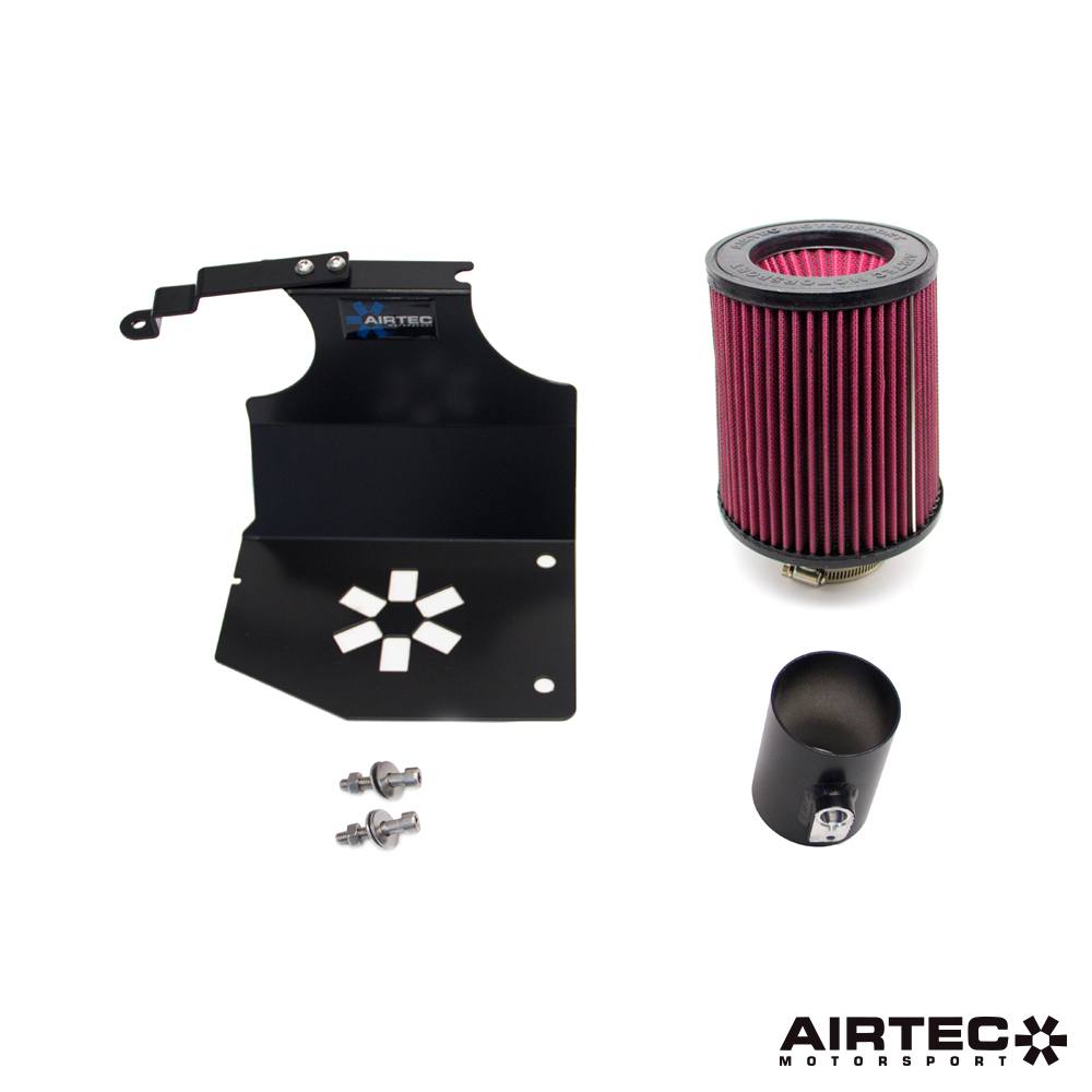 AIRTEC Motorsport Cold Air Intake Induction Kit with Heat Shield for Ford Fiesta ST Mk8 1.5 EcoBoost 200PS 2018+ - Performance Cone Filter, Airbox Delete, Ram Air Feed, MAF Housing