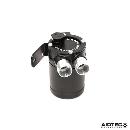 AIRTEC Motorsport BMW N55 Oil Catch Can / Catch Tank Crankcase Breather & PCV Oil Separator Kit - M135i M235i M2 (Non-Competition) F20 F21 F22 F87 | Baffled, Direct-Fit, Dipstick, Billet Bracket