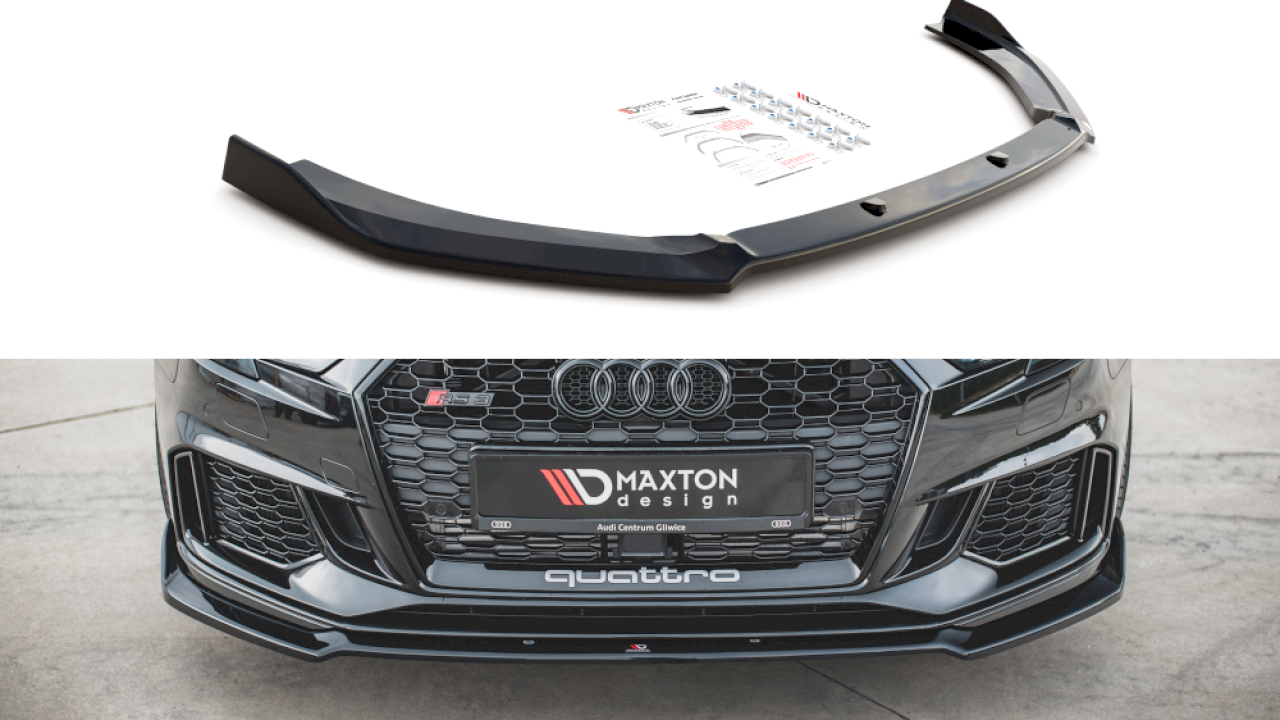 Maxton Design - Front Splitter V.3 Audi RS3 Sportback 8V Facelift