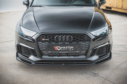 Maxton Design - Front Splitter V.3 Audi RS3 Sportback 8V Facelift