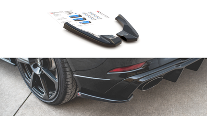 Maxton Design - REAR SIDE SPLITTERS V.2 AUDI RS3 8V SPORTBACK FACELIFT (2019-UP)