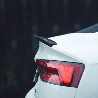 Audi A5/S5 B9 Sportback 5-Door 2017+ Rear Boot Lip Spoiler - Gloss Black/Piano Black ABS Decklid Trunk Tailgate Lip Rear Wing, OEM Style by CT Carbon