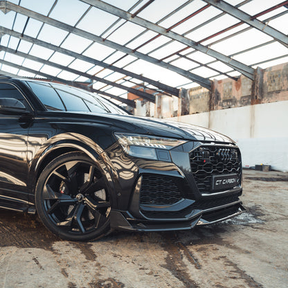 Audi RSQ8 / RS Q8 Carbon Fibre Body Kit 2020+ – CT Design Full Aero Kit & Styling Pack: Front Splitter, Side Skirts, Rear Diffuser, Boot Lip & Roof Spoiler – Pre-Preg Carbon