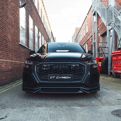 AUDI RSQ8 CARBON FIBRE FRONT SPLITTER - CT DESIGN