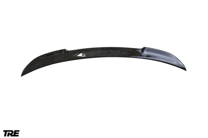 AUTOID x TRE Dry Carbon Fibre/Fiber CS-Style Rear Boot/Trunk Spoiler Lip for BMW 2 Series F22 Coupe & F87 M2 (2014-2021) | Pre-Preg 2x2 Twill Decklid/Boot Lid Wing | OEM+ Fit | Fits 230i, M235i, M2 & M2 Competition