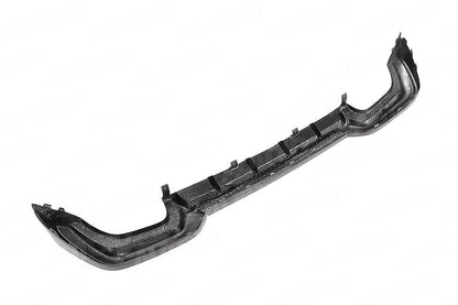 AUTOID Carbon Fibre Rear Diffuser Valance Insert for BMW 3 Series M340i G20 G21 (2019+) – CFRP 2x2 Twill Gloss, Competition/M Performance Style – Rear Bumper Diffuser/Apron Upgrade for Saloon/Sedan & Touring/Estate