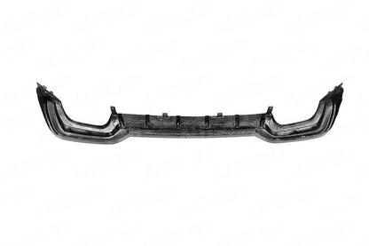 AUTOID Carbon Fibre Rear Diffuser Valance Insert for BMW 3 Series M340i G20 G21 (2019+) – CFRP 2x2 Twill Gloss, Competition/M Performance Style – Rear Bumper Diffuser/Apron Upgrade for Saloon/Sedan & Touring/Estate