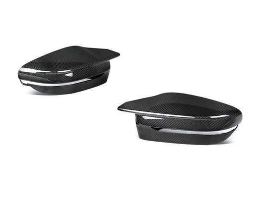AUTOID TRE Dry Carbon Fibre (Carbon Fiber) Mirror Caps/Covers for BMW G42 M240i & G8X G80 M3 G82 M4 (2021+) - Pre-Preg 2x2 Twill, OEM Style Direct Replacement Wing/Side/Door Mirror Shells, Real Carbon
