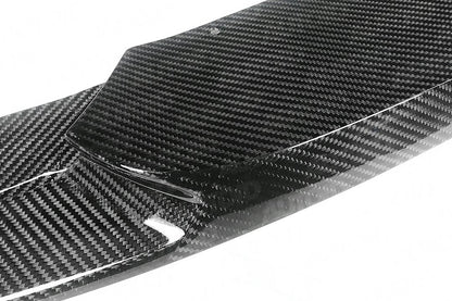 AUTOID TRE Carbon Fibre Front Splitter / Chin Spoiler / Front Lip Spoiler for BMW M2 F87 2015–2018 (LCI) – Pre-Preg Dry Carbon, Gloss 2x2 Twill, OEM-Fit | Front Valance