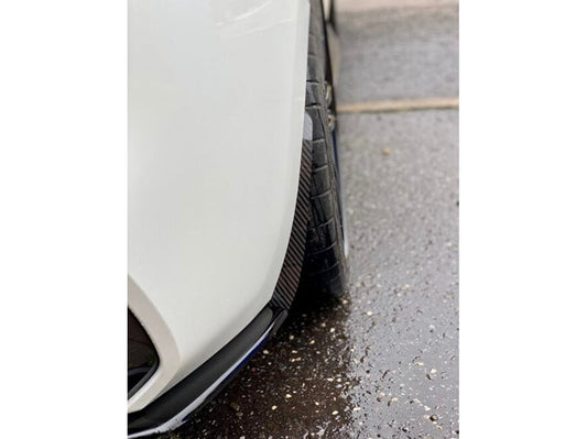 Automotive Passion BMW 1 Series F20 F21 M135i M140i (2012+ incl xDrive) Rear Gloss Carbon Fibre Arch Guards - Wheel Arch/Fender Protectors, Rear Spats, Mud Guards/Mudflaps, Stone Chip Splash Shield Covers (Twill or Forged)