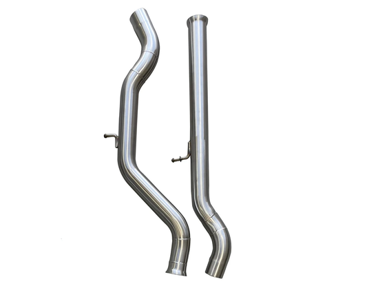 Active Autowerke BMW M3/M4 F80 F82 F83 S55 Non-Resonated Connecting Pipes - Equal Length Midpipe Exhaust Upgrade (2015+) 11-076NR