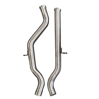 Active Autowerke BMW M3/M4 F80 F82 F83 S55 Non-Resonated Connecting Pipes - Equal Length Midpipe Exhaust Upgrade (2015+) 11-076NR